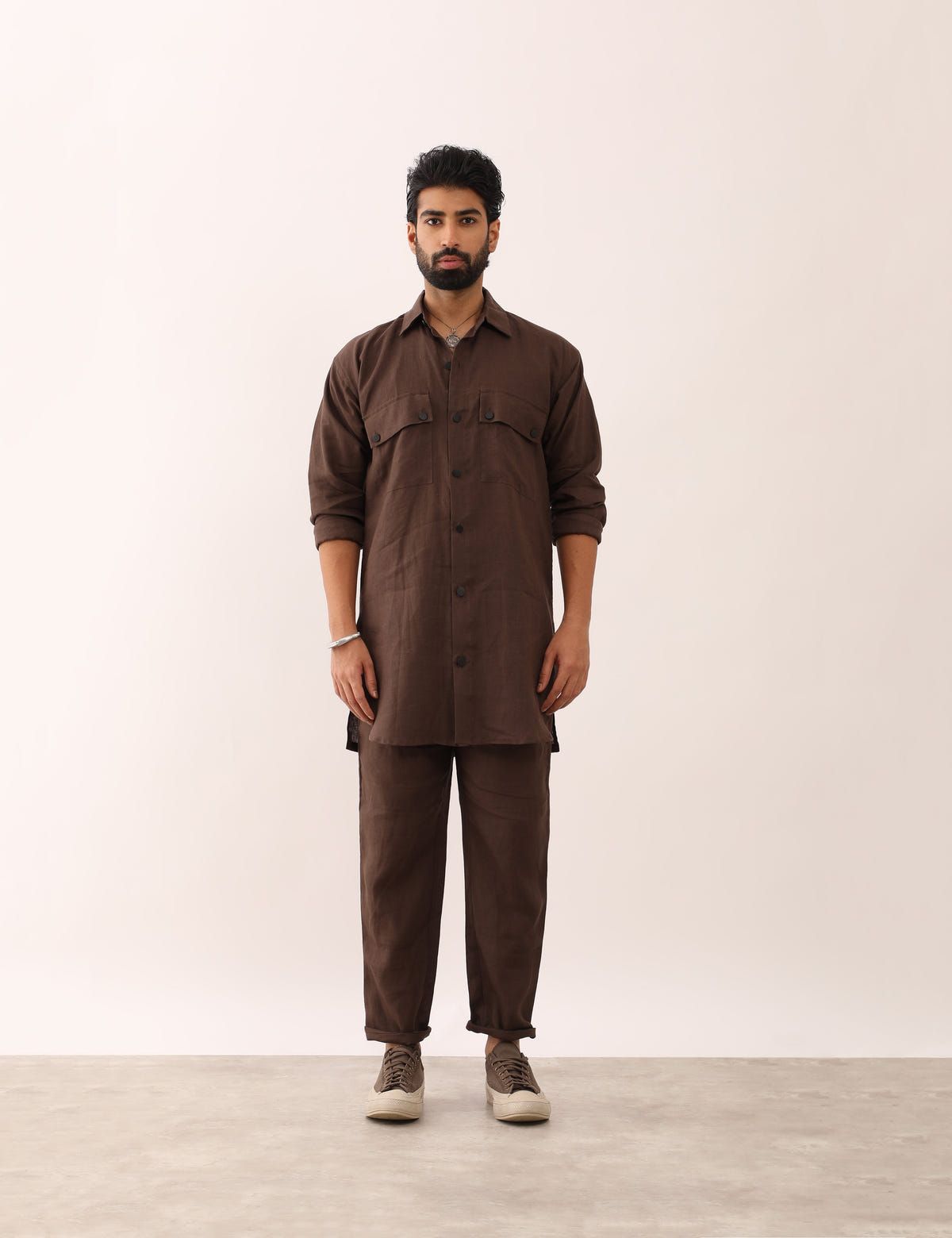 KABIR SHIRT - BROWN - image 2