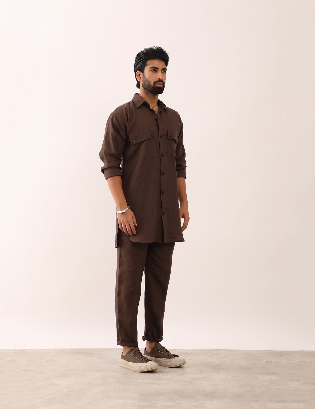 KABIR SHIRT - BROWN - image 3