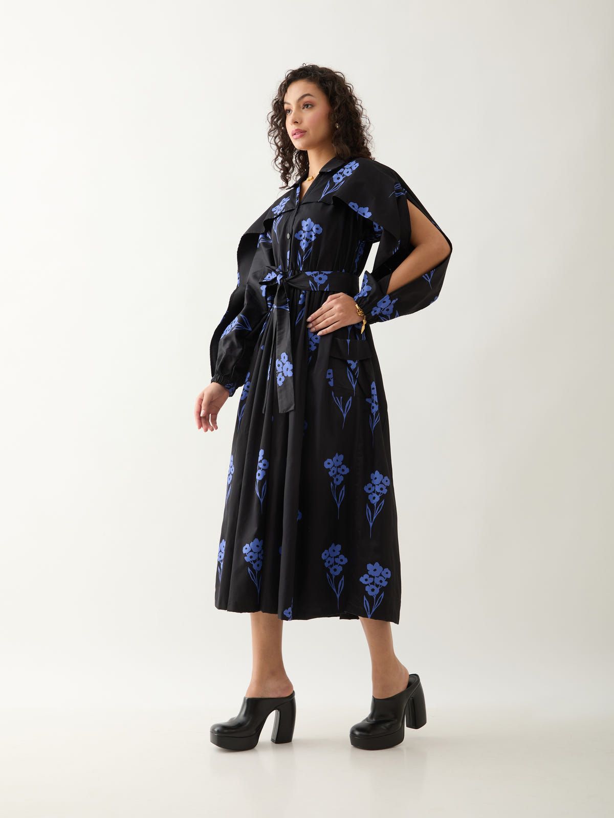 ASTON DRESS - BLACK - image 2