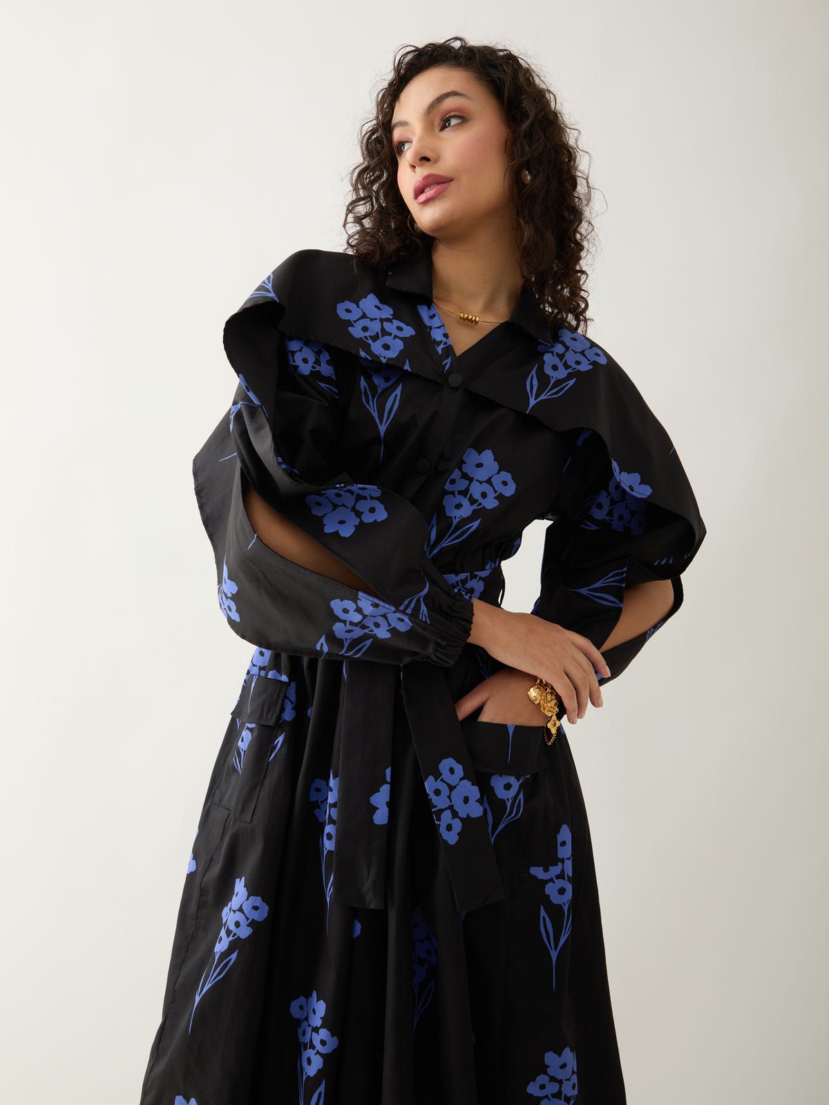 ASTON DRESS - BLACK - image 4