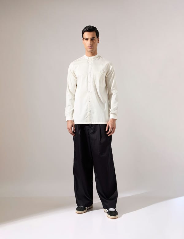 SON OF A NOBLE - SNOB — Samuel Shirt - Off White - Look