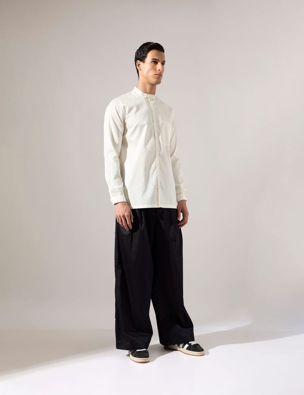 SON OF A NOBLE - SNOB — Samuel Shirt - Off White - Look