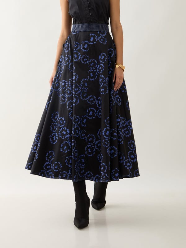 SON OF A NOBLE - SNOB — QUEEN SKIRT - BLACK