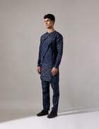 Austin network Kurta Set - Navy view 1
