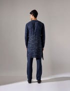 Austin network Kurta Set - Navy view 3