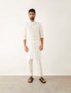 TAHA - TOPOGRAPHY - KURTA - WHITE view 2