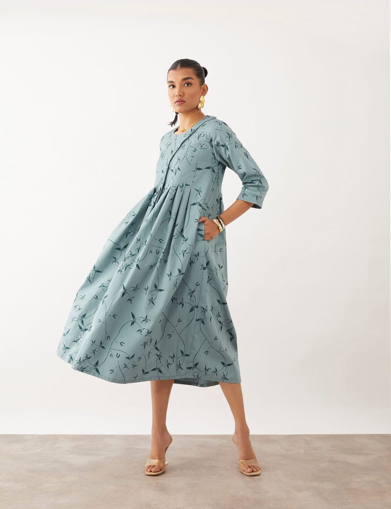 LUNA DRESS - SMOKE