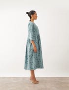 LUNA DRESS - SMOKE view 3