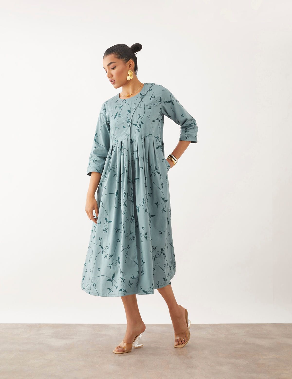 LUNA DRESS - SMOKE - image 5