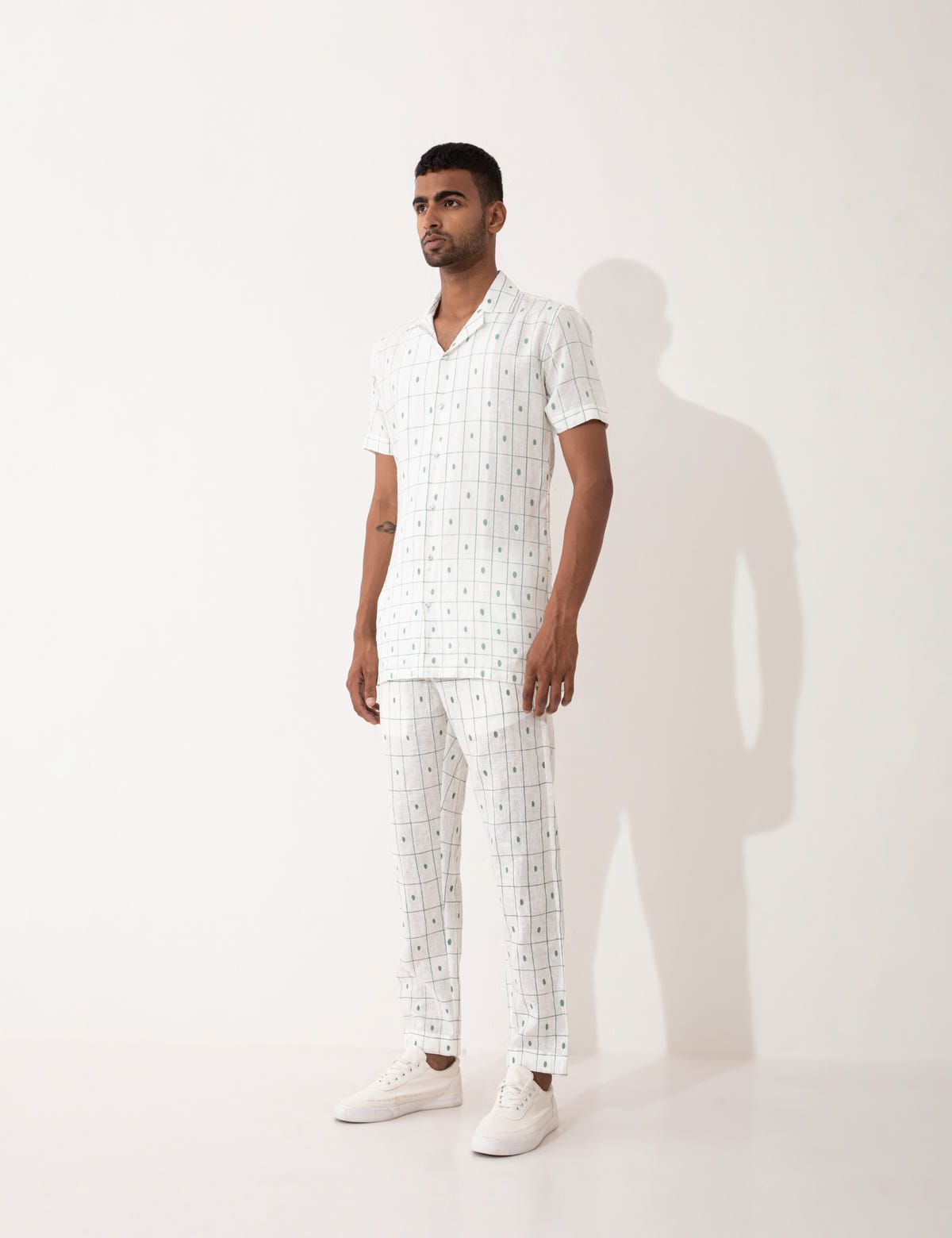 ALEXER CHECKER SHIRT - WHITE - image 3