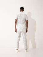 ALEXER CHECKER SHIRT - WHITE view 5
