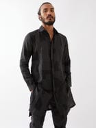 JOUNAH BLOCKS KURTA SET - BLACK view 1