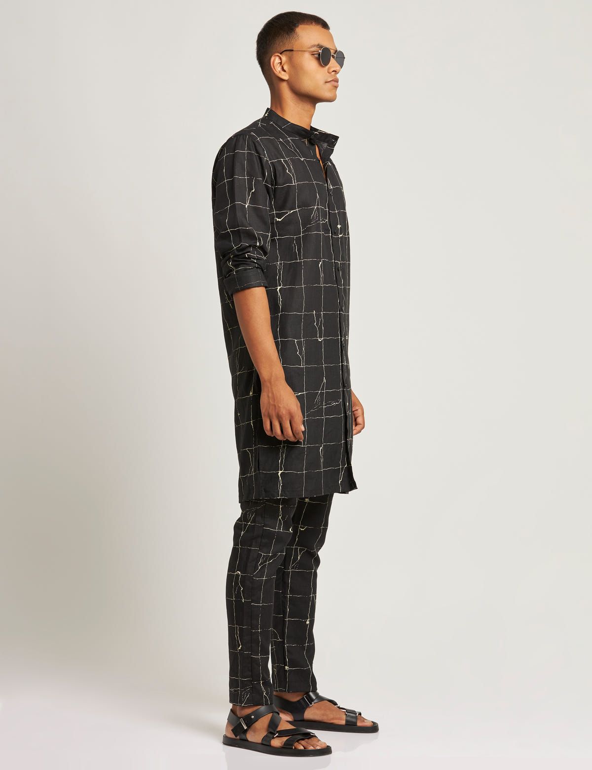 SHERWOOD KURTA TILES - BLACK - image 2