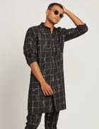 SHERWOOD KURTA TILES - BLACK view 4