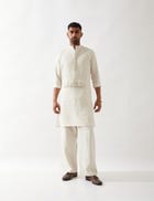 BENJAMIN KURTA- IVORY view 1