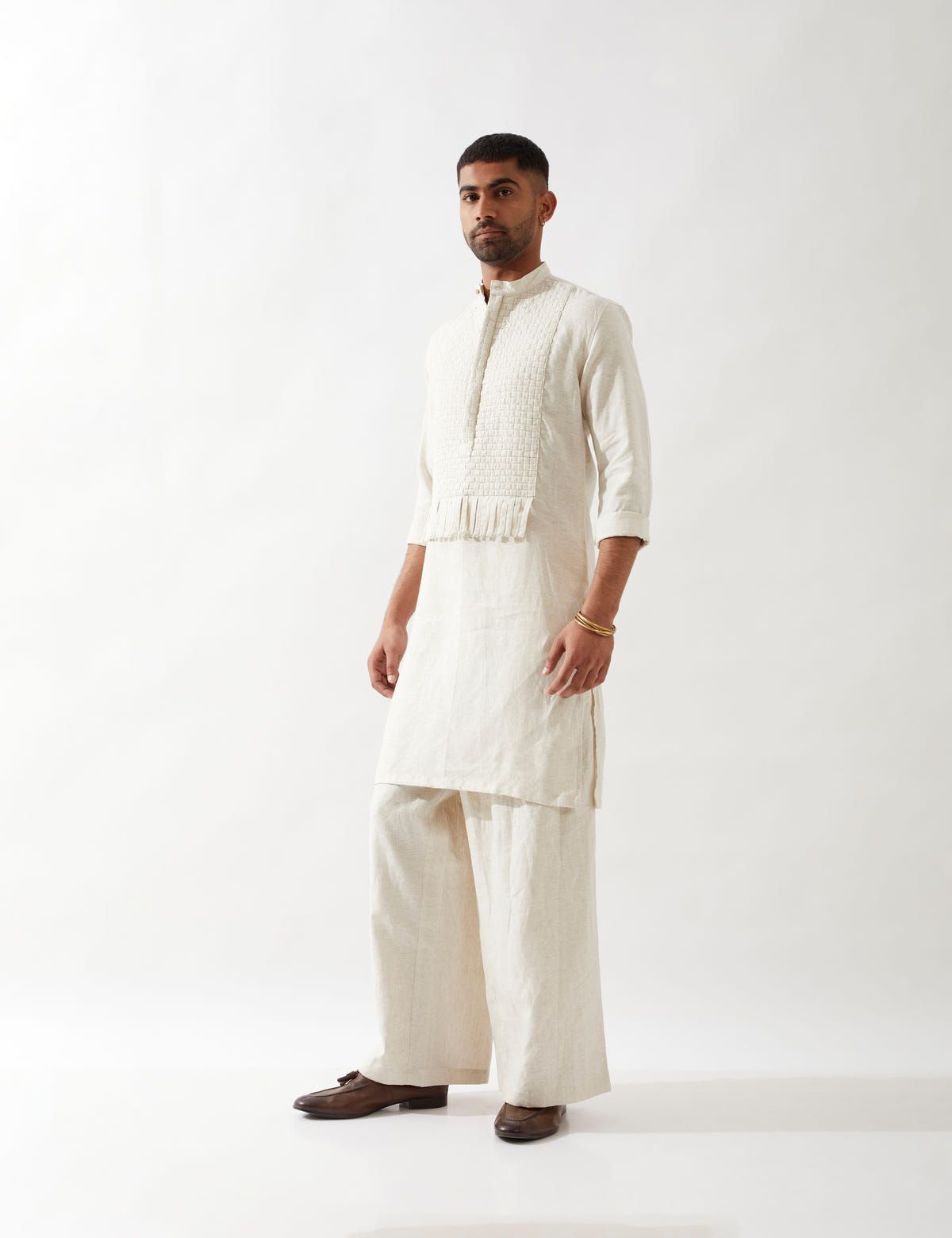 BENJAMIN KURTA- IVORY - image 3