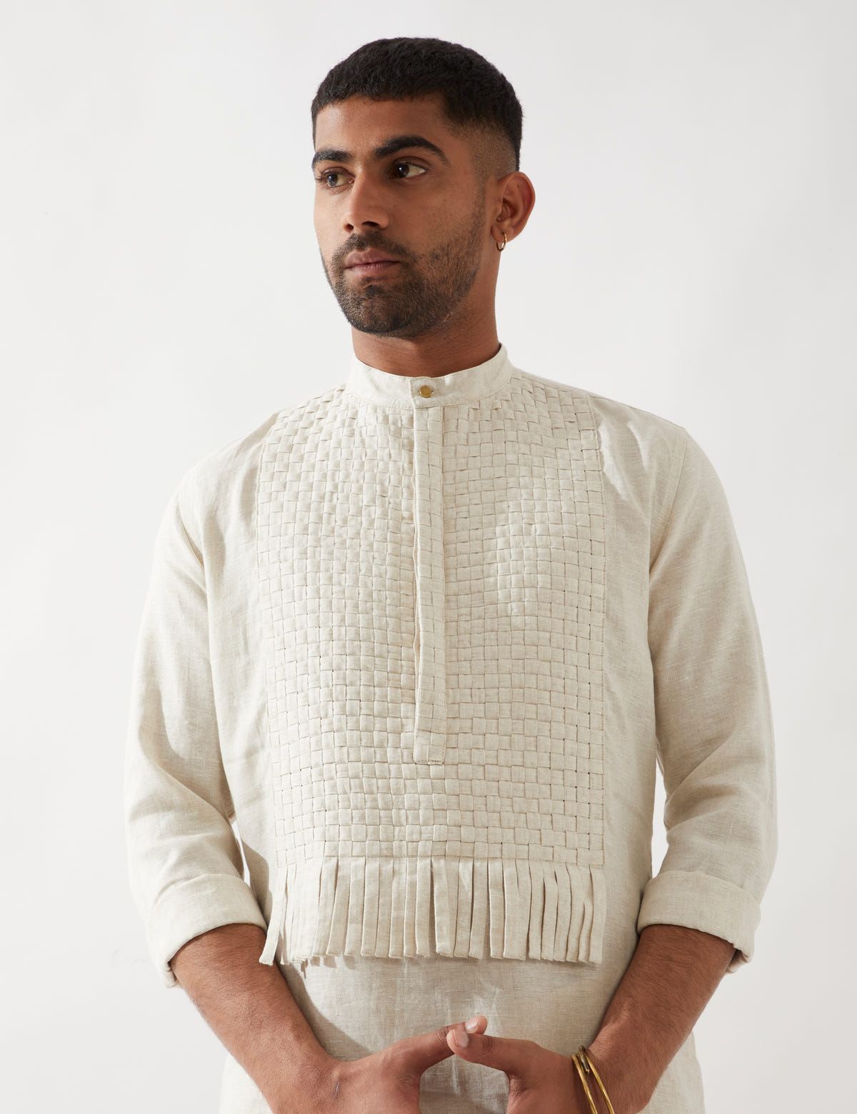 BENJAMIN KURTA- IVORY - image 8