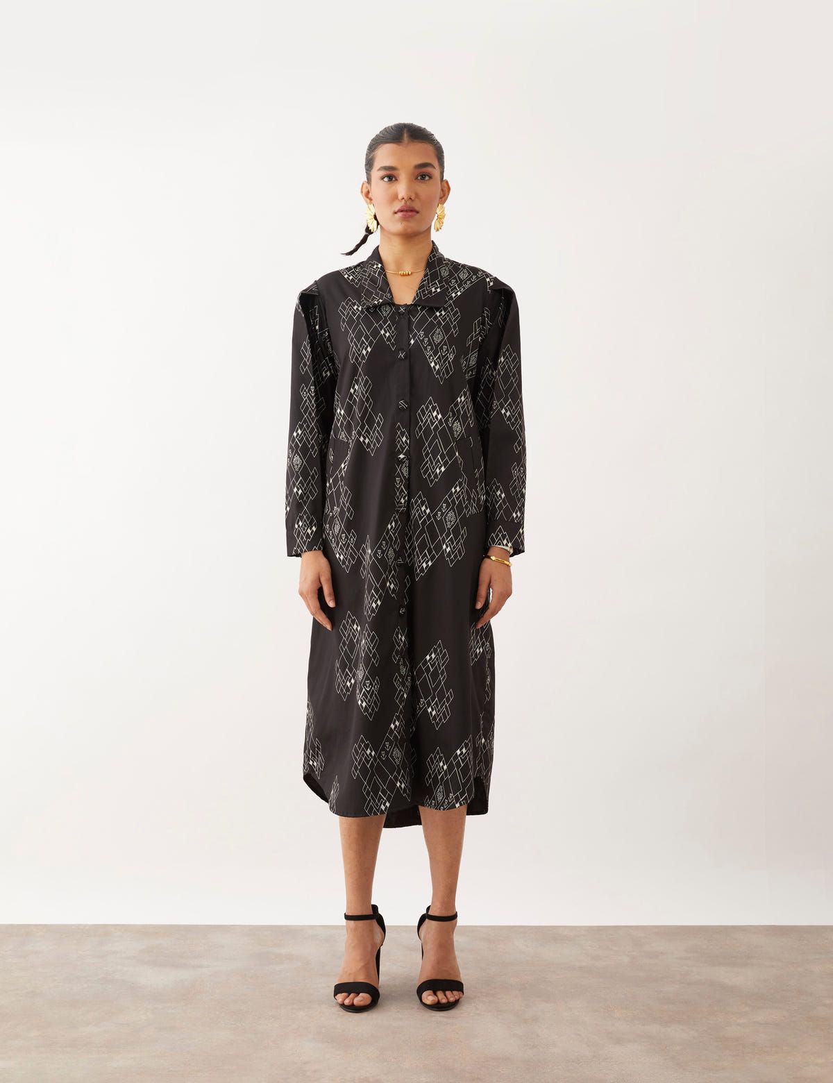 FARO DRESS - BLACK - image 2