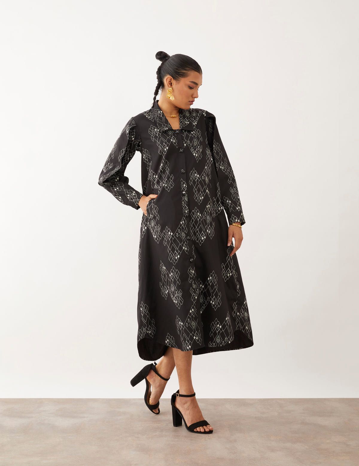 FARO DRESS - BLACK - image 5
