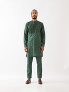 ACE FLORA KURTA - GREEN view 1
