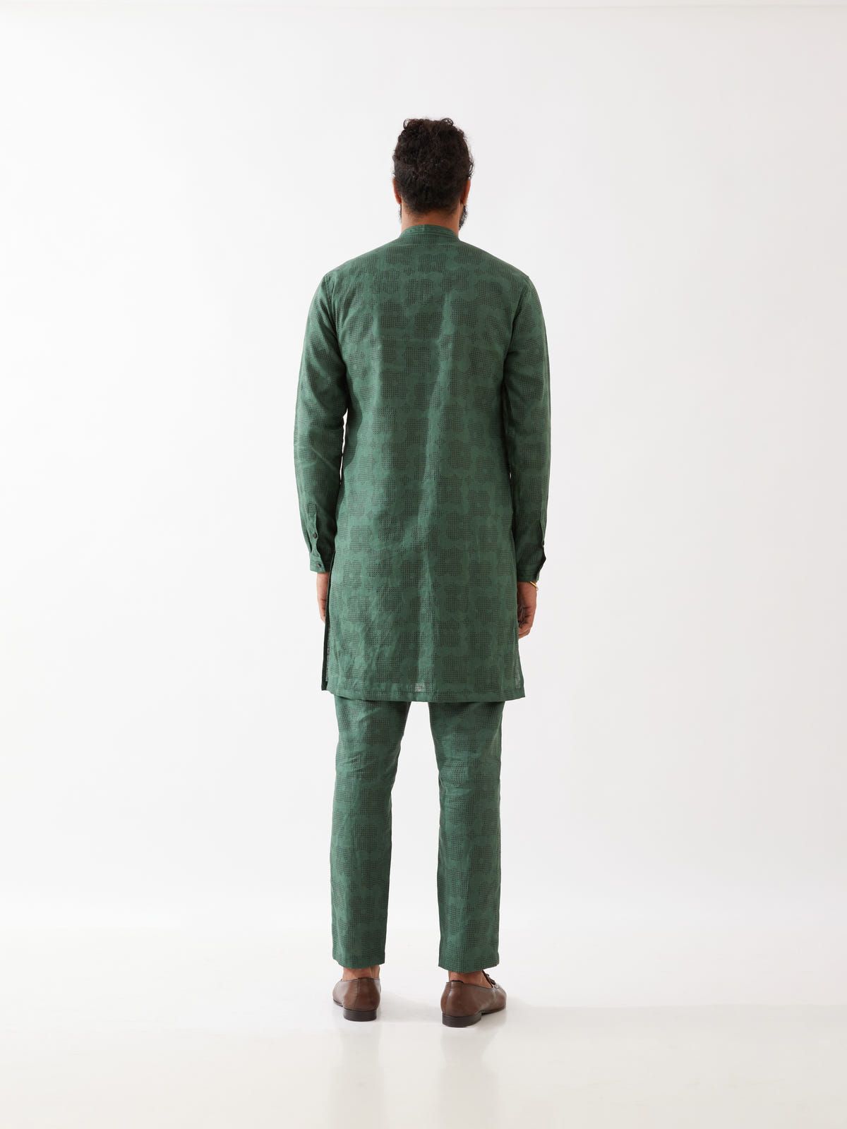 ACE FLORA KURTA - GREEN - image 3