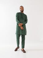ACE FLORA KURTA - GREEN view 4