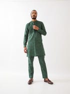 ACE FLORA KURTA - GREEN view 7