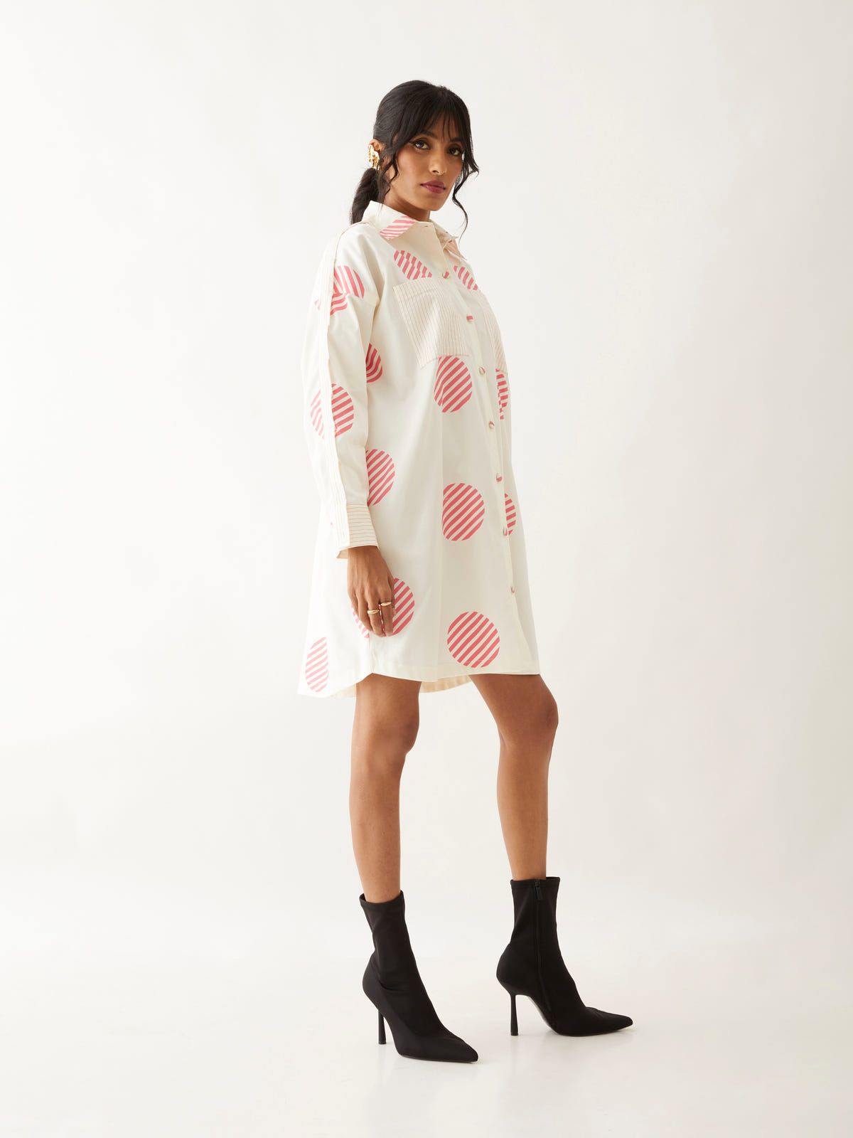 ROONIE DRESS - OFF WHITE - image 2