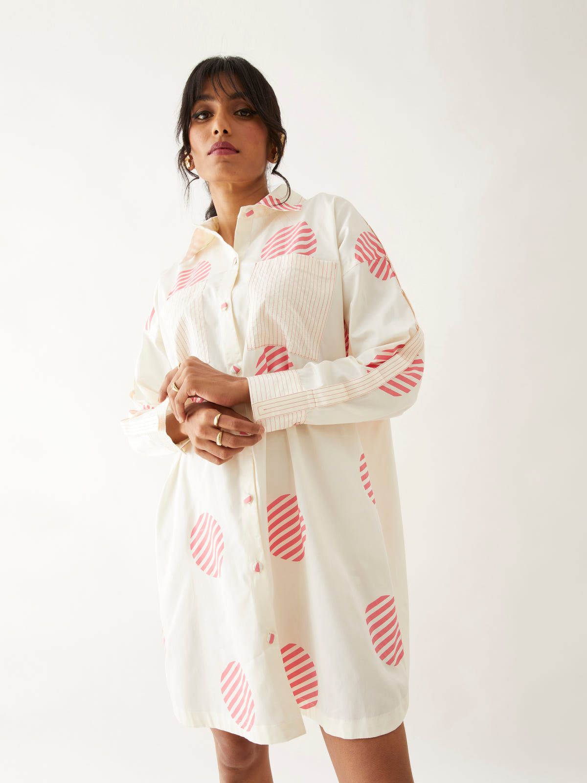 ROONIE DRESS - OFF WHITE - image 4