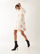 ROONIE DRESS - OFF WHITE view 5
