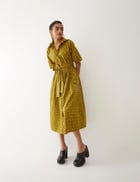 OLIVIA DRESS - GOLD view 1