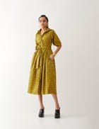 OLIVIA DRESS - GOLD view 2