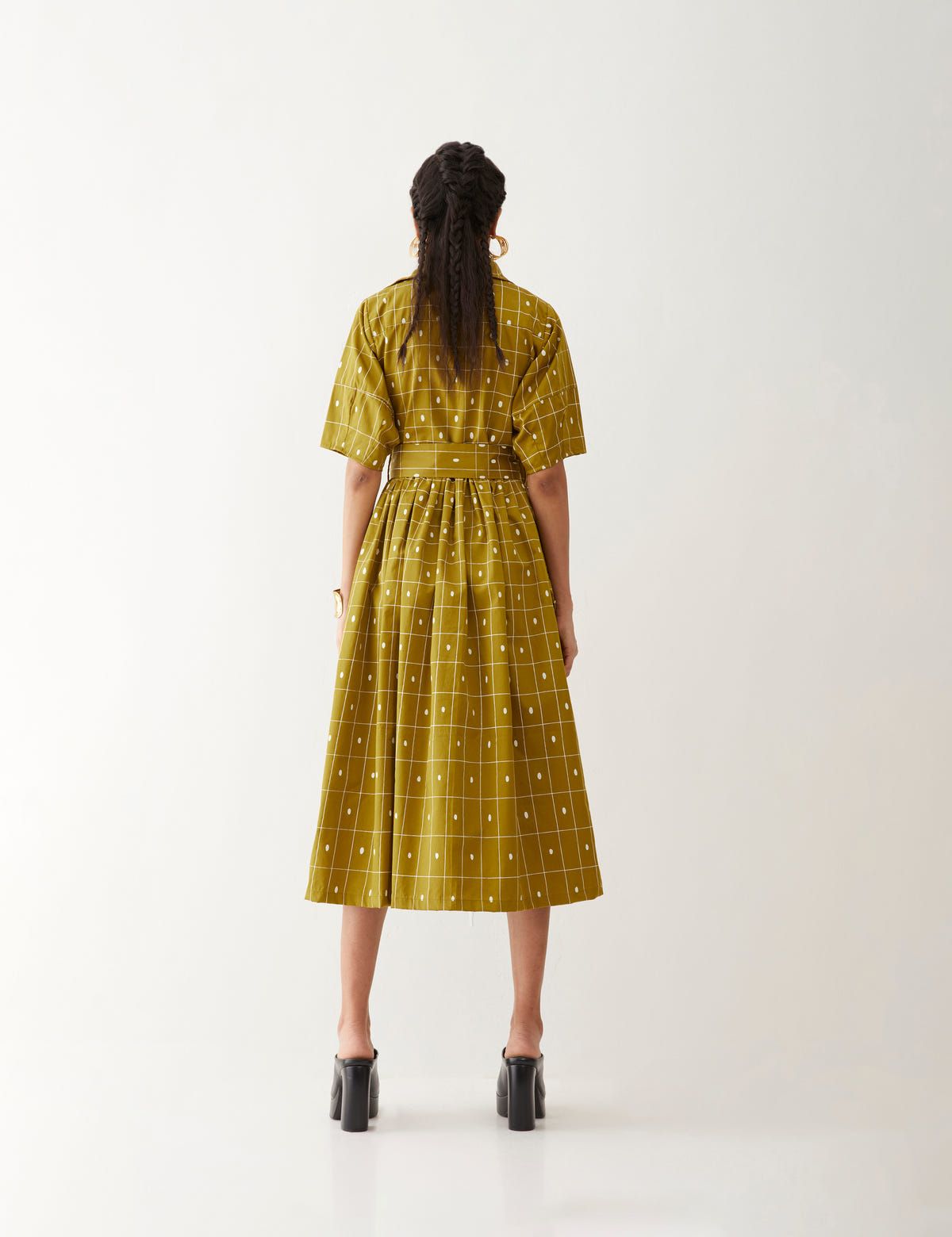 OLIVIA DRESS - GOLD - image 4