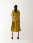 OLIVIA DRESS - GOLD view 4