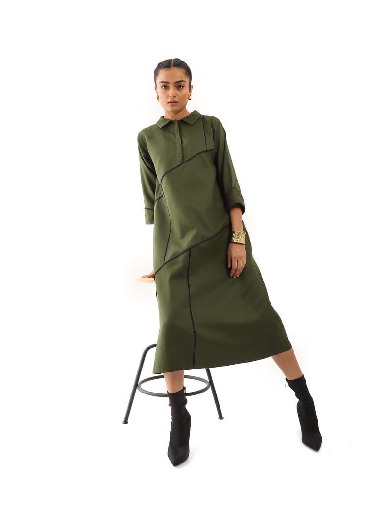 NEMO DRESS - PINE