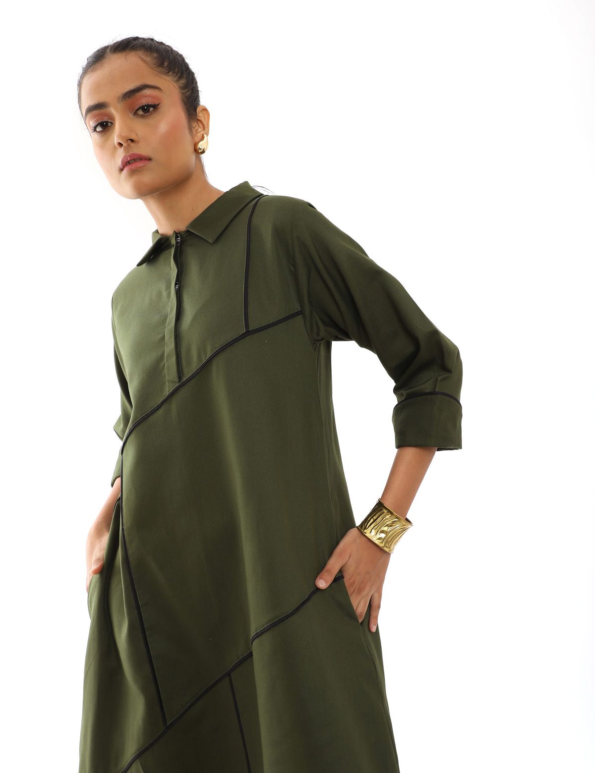 NEMO DRESS - PINE - image 5