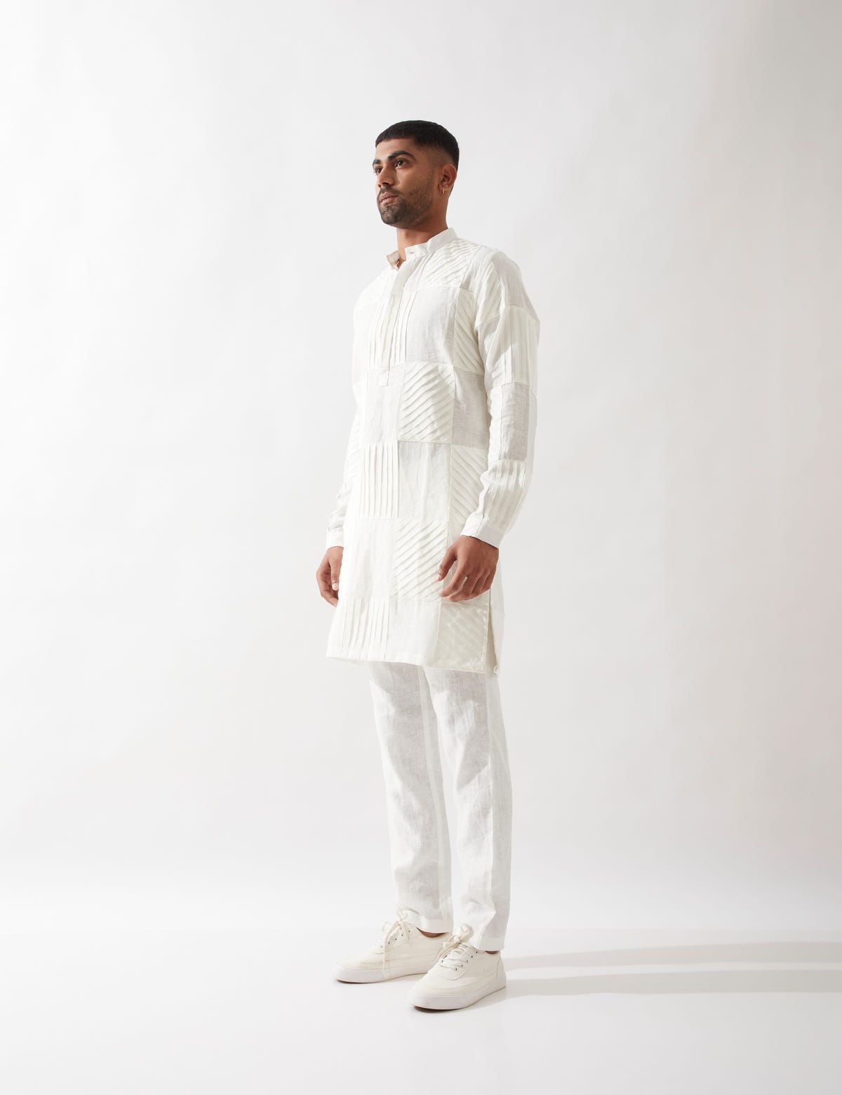 EZRA KURTA SET - WHITE - image 7