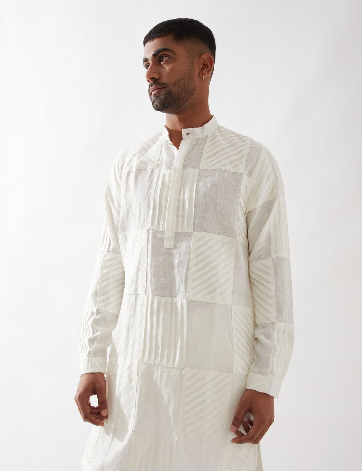 EZRA KURTA SET - WHITE - image 8