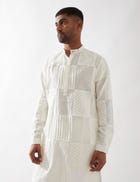 EZRA KURTA SET - WHITE view 8