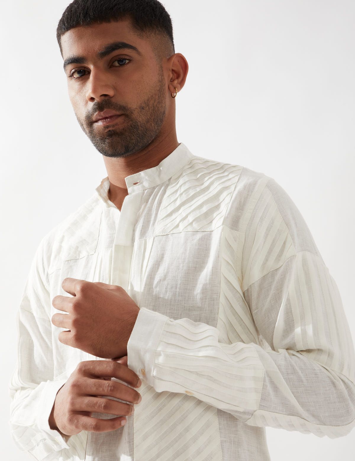 EZRA KURTA SET - WHITE - image 9