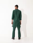 AUBREY MESH KURTA - GREEN view 5