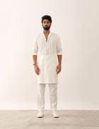 ZESHAN KURTA SET - WHITE view 2