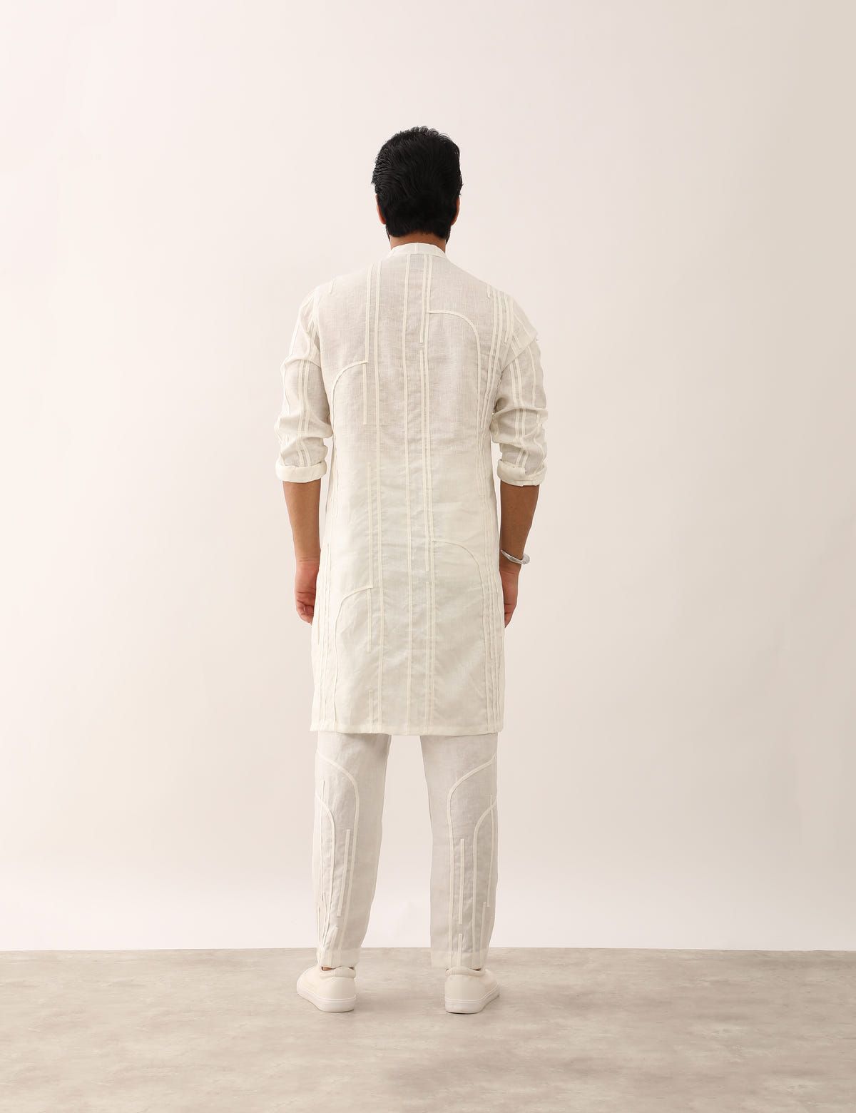 ZESHAN KURTA SET - WHITE - image 4