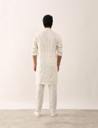 ZESHAN KURTA SET - WHITE view 4