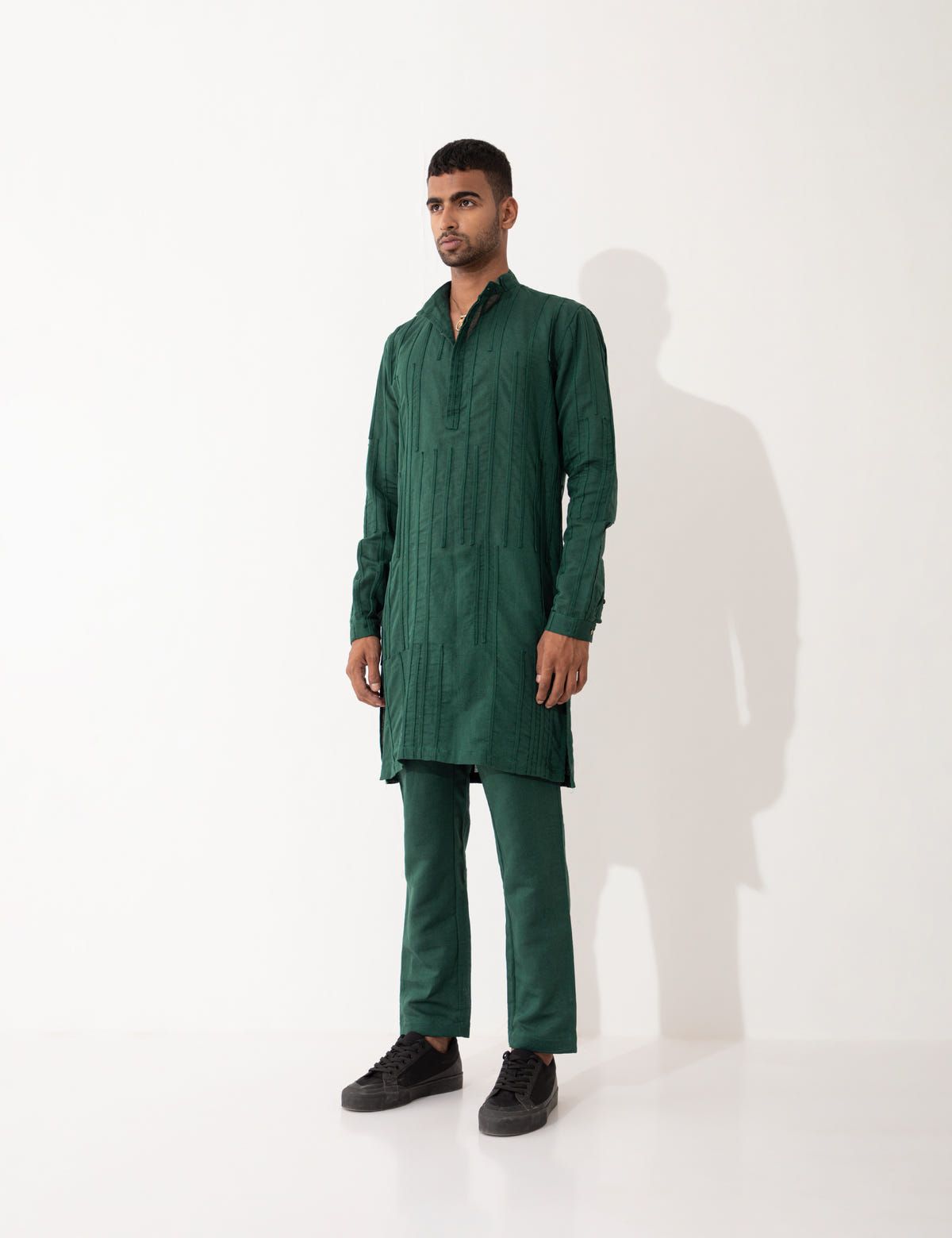 ERMAC KURTA  -  GREEN - image 3