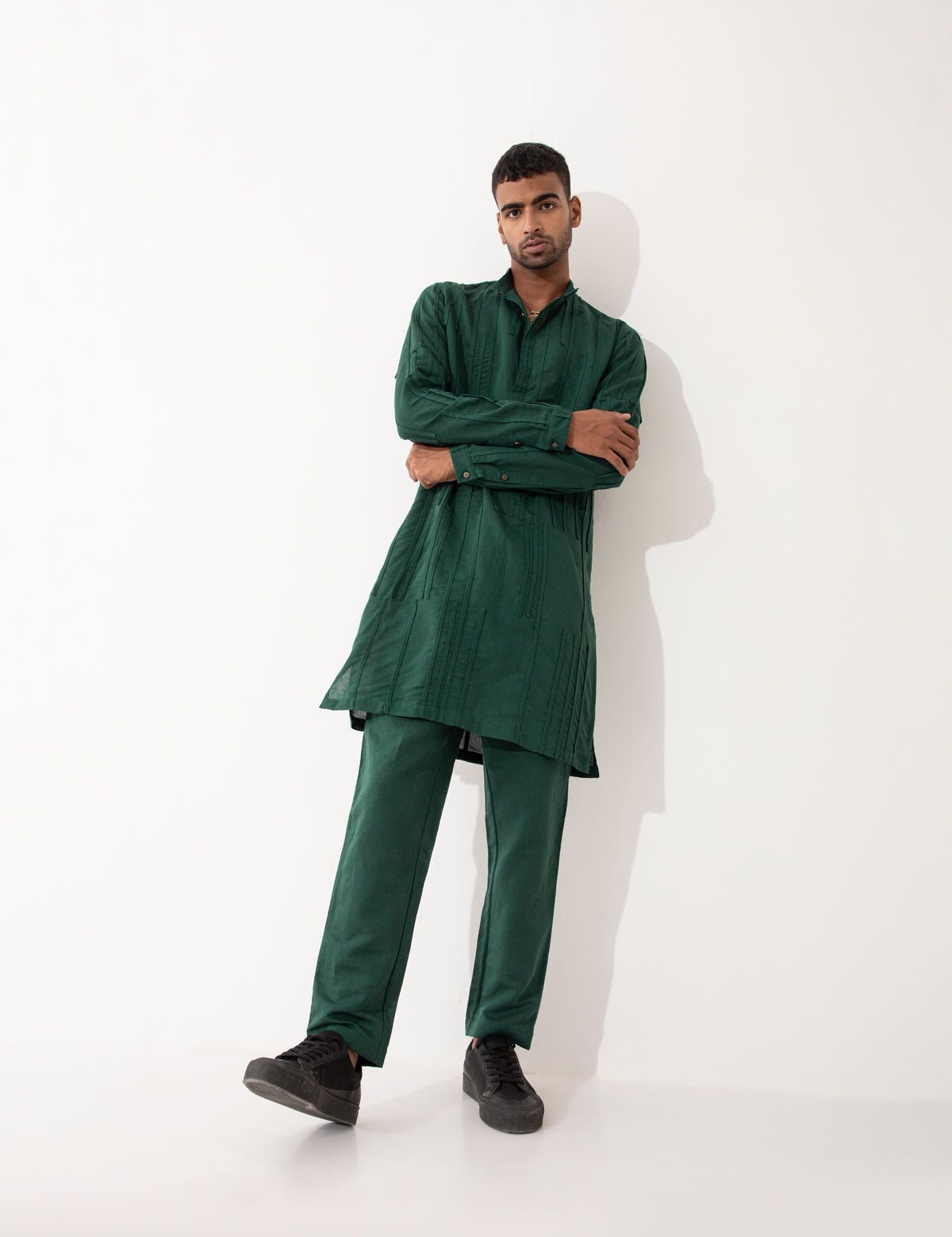 ERMAC KURTA  -  GREEN - image 7