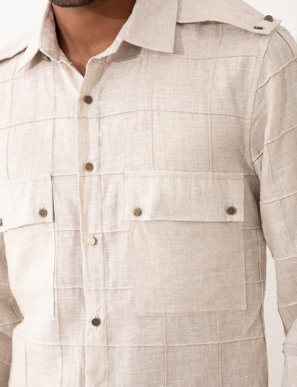 SON OF A NOBLE - SNOB — NIKO SHIRT SET - IVORY
