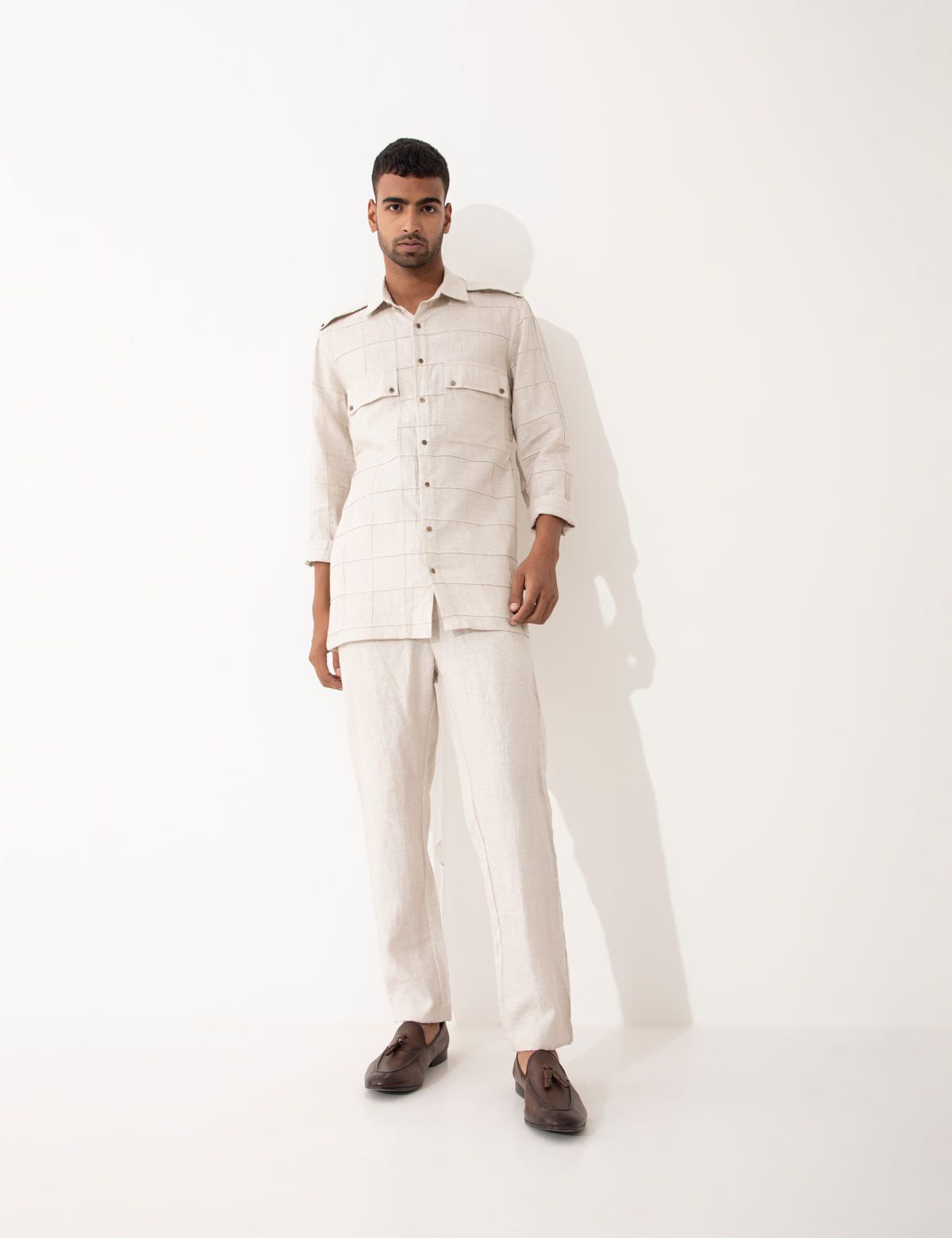 NIKO SHIRT SET - IVORY - image 6