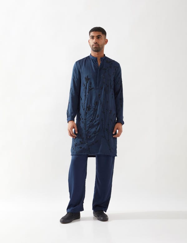 SON OF A NOBLE - SNOB — NECO KURTA SET - NAVY