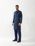 NECO KURTA SET - NAVY view 3
